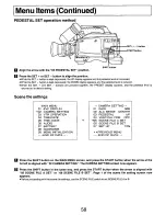 Предварительный просмотр 58 страницы Panasonic AG-DP800HP Manual