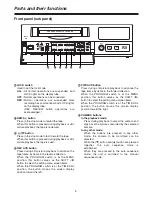 Preview for 9 page of Panasonic AG-DTL1 Operating Instructions Manual