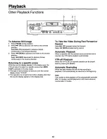 Предварительный просмотр 10 страницы Panasonic AG-DV1000P Operating Instructions Manual