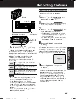 Предварительный просмотр 21 страницы Panasonic AG-DV1DC P Operating Instructions Manual