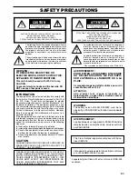 Предварительный просмотр 3 страницы Panasonic AG-DV2500 - Professional Video Cassete recorder/player Operating Instructions Manual