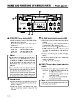 Предварительный просмотр 10 страницы Panasonic AG-DV2500 - Professional Video Cassete recorder/player Operating Instructions Manual