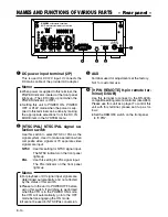 Preview for 14 page of Panasonic AG-DV2500 - Professional Video Cassete recorder/player Operating Instructions Manual