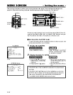 Предварительный просмотр 52 страницы Panasonic AG-DV2500 - Professional Video Cassete recorder/player Operating Instructions Manual