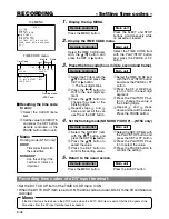 Preview for 36 page of Panasonic AG-DV2500E Operating Instructions Manual