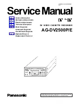 Предварительный просмотр 234 страницы Panasonic AG-DV2500E Service Manual