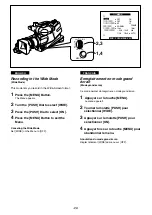 Preview for 22 page of Panasonic AG-DVC10 Operating Instructions Manual