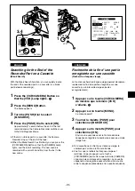 Preview for 31 page of Panasonic AG-DVC10 Operating Instructions Manual