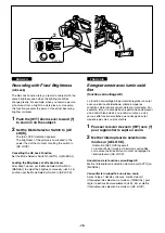 Preview for 46 page of Panasonic AG-DVC10 Operating Instructions Manual