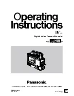 Panasonic AG-DVC200P Operating Instructions Manual preview