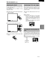 Предварительный просмотр 49 страницы Panasonic AG-DVC30E Operating Instructions Manual