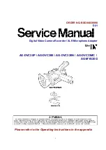 Panasonic AG-DVC30E Service Manual preview