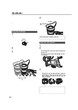 Предварительный просмотр 22 страницы Panasonic AG-DVC60P Operating Instructions Manual