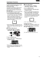 Предварительный просмотр 21 страницы Panasonic AG-DVC7 Menu Information