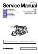 Предварительный просмотр 1 страницы Panasonic AG-DVC7P Service Manual