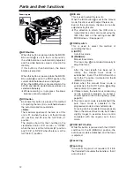 Preview for 12 page of Panasonic AG-DVX100A - Pro 3-CCD MiniDV Proline Camcorder Operating Instructions Manual