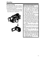 Preview for 61 page of Panasonic AG-DVX100A - Pro 3-CCD MiniDV Proline Camcorder Operating Instructions Manual