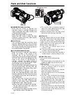 Предварительный просмотр 10 страницы Panasonic AG-DVX100A - Pro 3-CCD MiniDV Proline Camcorder Operating Manual