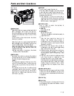 Предварительный просмотр 11 страницы Panasonic AG-DVX100A - Pro 3-CCD MiniDV Proline Camcorder Operating Manual