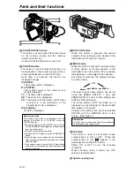 Предварительный просмотр 16 страницы Panasonic AG-DVX100A - Pro 3-CCD MiniDV Proline Camcorder Operating Manual