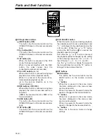 Предварительный просмотр 18 страницы Panasonic AG-DVX100A - Pro 3-CCD MiniDV Proline Camcorder Operating Manual