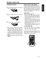 Предварительный просмотр 19 страницы Panasonic AG-DVX100A - Pro 3-CCD MiniDV Proline Camcorder Operating Manual