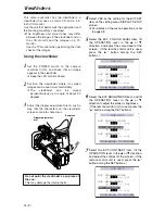 Предварительный просмотр 24 страницы Panasonic AG-DVX100A - Pro 3-CCD MiniDV Proline Camcorder Operating Manual