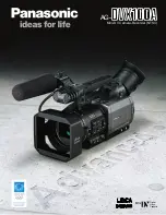 Panasonic AG-DVX100A - Pro 3-CCD MiniDV Proline... Brochure & Specs preview