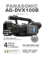 Panasonic AG-DVX100B User Manual preview