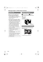 Предварительный просмотр 36 страницы Panasonic AG-DVX100BE Operating Instructions Manual