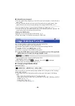 Preview for 42 page of Panasonic AG-DVX200AN Operating Instructions Manual