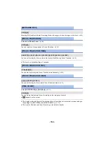 Preview for 164 page of Panasonic AG-DVX200AN Operating Instructions Manual