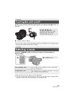 Предварительный просмотр 23 страницы Panasonic AG-DVX200EJ Operating Instructions Manual