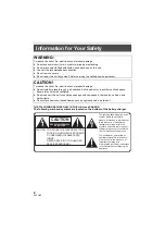 Preview for 2 page of Panasonic AG-DVX200PB Operating Instructions Manual