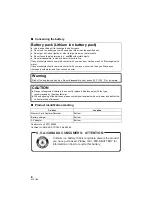 Preview for 6 page of Panasonic AG-DVX200PB Operating Instructions Manual