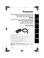 Preview for 1 page of Panasonic AG-EC4G Operating Instructionsc