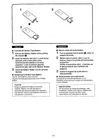 Предварительный просмотр 21 страницы Panasonic AG-EZ1UP Operating Instructions Manual