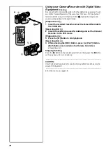 Preview for 42 page of Panasonic AG-EZ50 Operating Instructions Manual