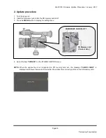 Preview for 3 page of Panasonic AG-FC100 Firmware Update Procedure