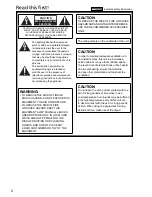 Preview for 2 page of Panasonic AG-HCK10 Operating Instructions Manual