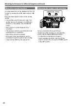 Предварительный просмотр 46 страницы Panasonic AG-HMC151EJ Operating Instructions Manual