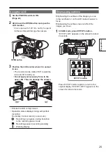 Preview for 25 page of Panasonic AG-HMC152EN Operating Instructions Manual