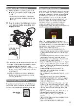 Preview for 33 page of Panasonic AG-HMC152EN Operating Instructions Manual