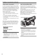 Preview for 40 page of Panasonic AG-HMC152EN Operating Instructions Manual