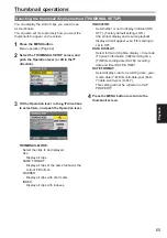 Preview for 65 page of Panasonic AG-HMC152EN Operating Instructions Manual