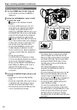 Предварительный просмотр 34 страницы Panasonic AG-HMC40 Operating Instructions Manual