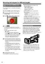 Предварительный просмотр 44 страницы Panasonic AG-HMC40 Operating Instructions Manual