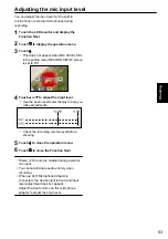 Предварительный просмотр 53 страницы Panasonic AG-HMC40 Operating Instructions Manual