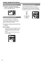 Предварительный просмотр 76 страницы Panasonic AG-HMC40 Operating Instructions Manual