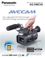 Panasonic AG-HMC40 User Manual preview